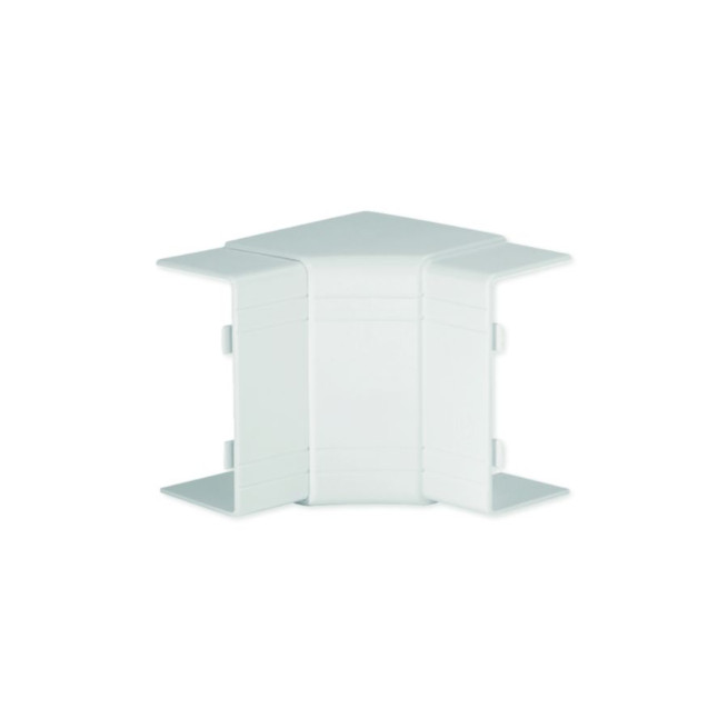 Angle intérieur variable - 70° à 120° - Pour 80 x 40 mm - Blanc - Ta-e / Ta-g