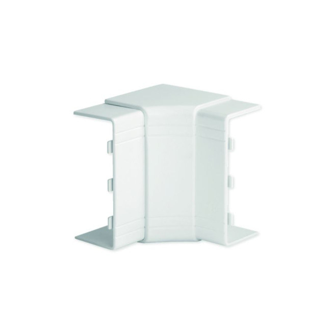 Angle intérieur variable - 70° à 120° - Pour 100 x 40 mm - Blanc - Ta-e / Ta-g