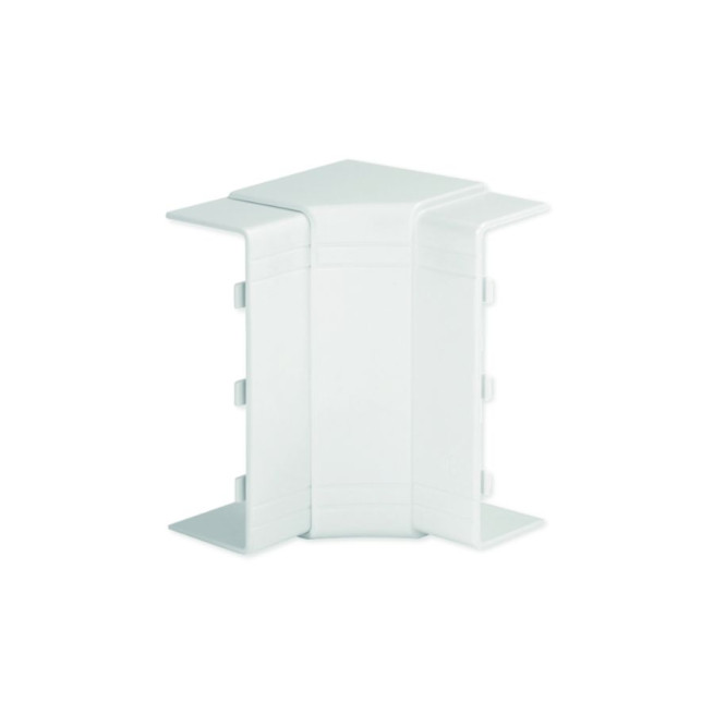 Angle intérieur variable - 70° à 120° - Pour 120 x 40 mm - Blanc - Ta-e / Ta-g