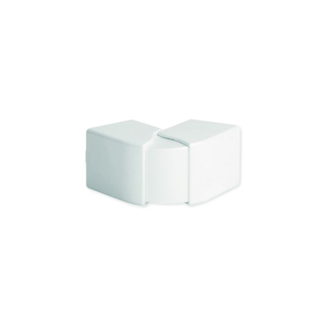 Angle extérieur variable - 70° à 120° - Pour 40 x 40 mm - Blanc - Ta-e