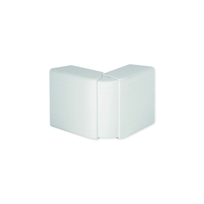 Angle extérieur variable - 70° à 120° - Pour 80 x 40 mm - Blanc - Ta-e / Ta-g