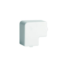 Angle plat - Pour 40 x 40 mm - Blanc - Ta-e