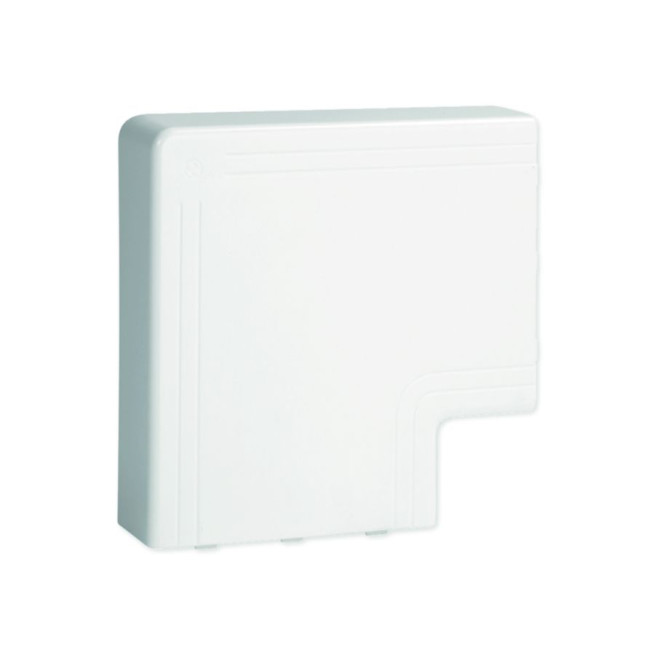 Angle plat - Pour 120 x 40 mm - Blanc - Ta-e / Ta-g