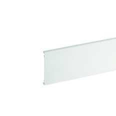 Couvercle supplémentaire - Pour 80 x 40 / 80 x 60 mm - Longueur 2 m - Blanc - Ta-e / Ta-g
