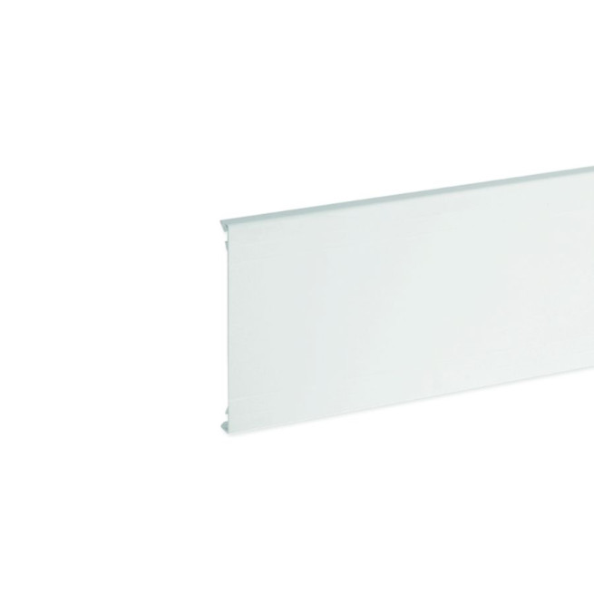 Couvercle supplémentaire - Pour 100 x 40 / 100 x 60 / 100 x 80 mm - Longueur 2 m - Blanc - Ta-e / Ta-g