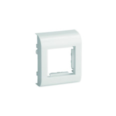 Support - 45 x 45 mm - 2 modules - Pour 80 x 40 / 80 x 60 mm - Blanc - Ta-e / Ta-g