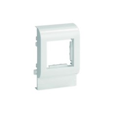 Support - 45 x 45 mm - 2 modules - Pour 100 x 40 / 100 x 60 / 100 x 80 mm - Blanc - Ta-e / Ta-g