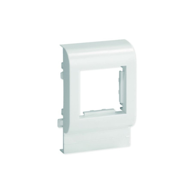 Support - 45 x 45 mm - 2 modules - Pour 100 x 40 / 100 x 60 / 100 x 80 mm - Blanc - Ta-e / Ta-g
