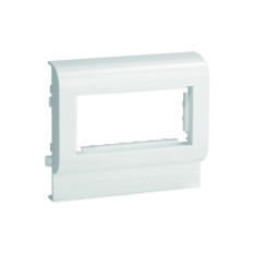 Support - 45 x 45 mm - 4 modules - Pour 100 x 40 / 100 x 60 / 100 x 80 mm - Blanc - Ta-e / Ta-g