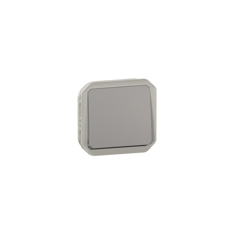 Poussoir NO composable Gris Plexo