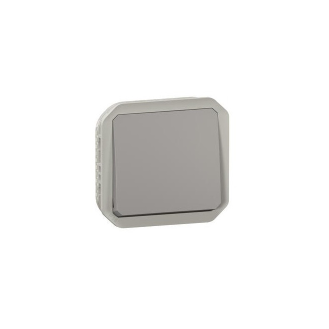 Poussoir NO composable Gris Plexo