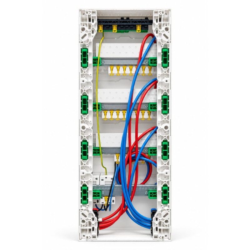 Tableau pré-équipé - Maison individuelle - 4 rangées - 13 modules - XE - Resi9