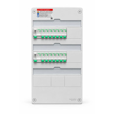 Tableau pré-équipé - Logement type T3/T4 - 3 rangées - 13 modules - XE - Resi9