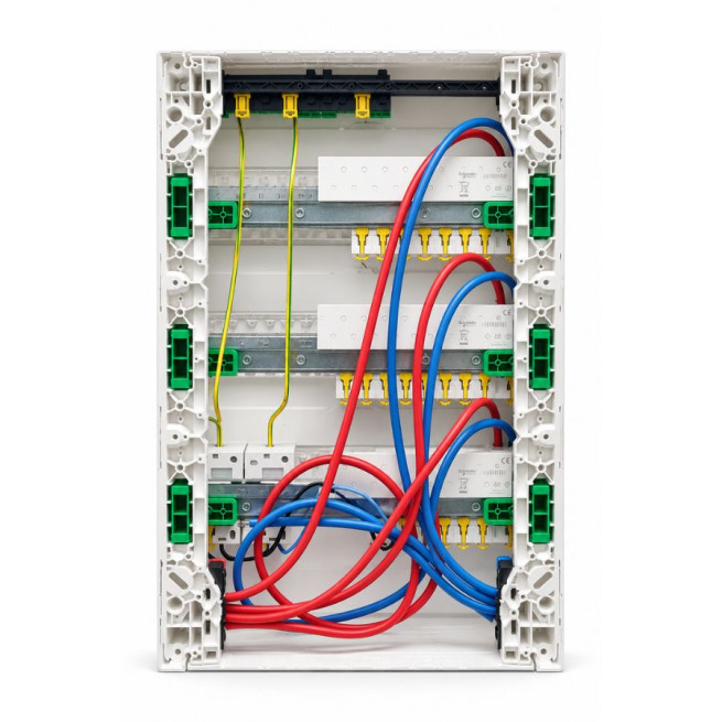 Tableau pré-équipé - Maison individuelle - 3 rangées - 18 modules - XE - Resi9