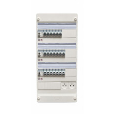 Tableau pré-équipé - Maison individuelle - 4 rangées - 13 modules