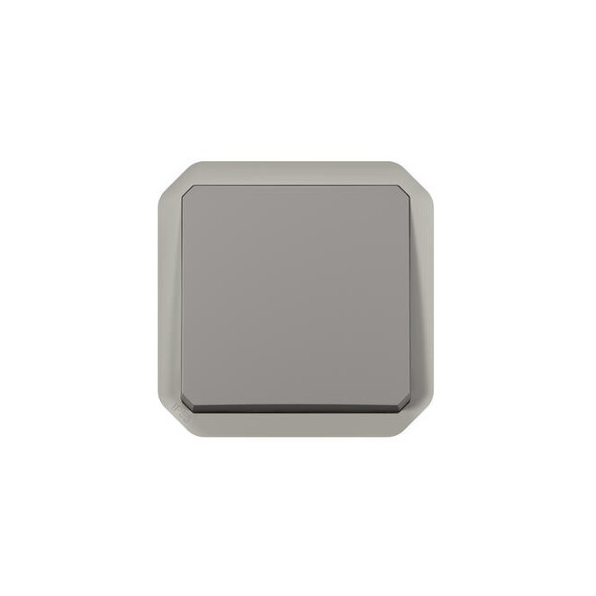 Poussoir NO composable Gris Plexo
