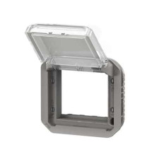 Adaptateur Mosaic 2 modules Gris Plexo