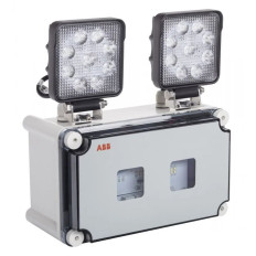 BAES à phares ABB Duo C 3000L A LED Étanche IP65 Bloc Secours Haute Puissance