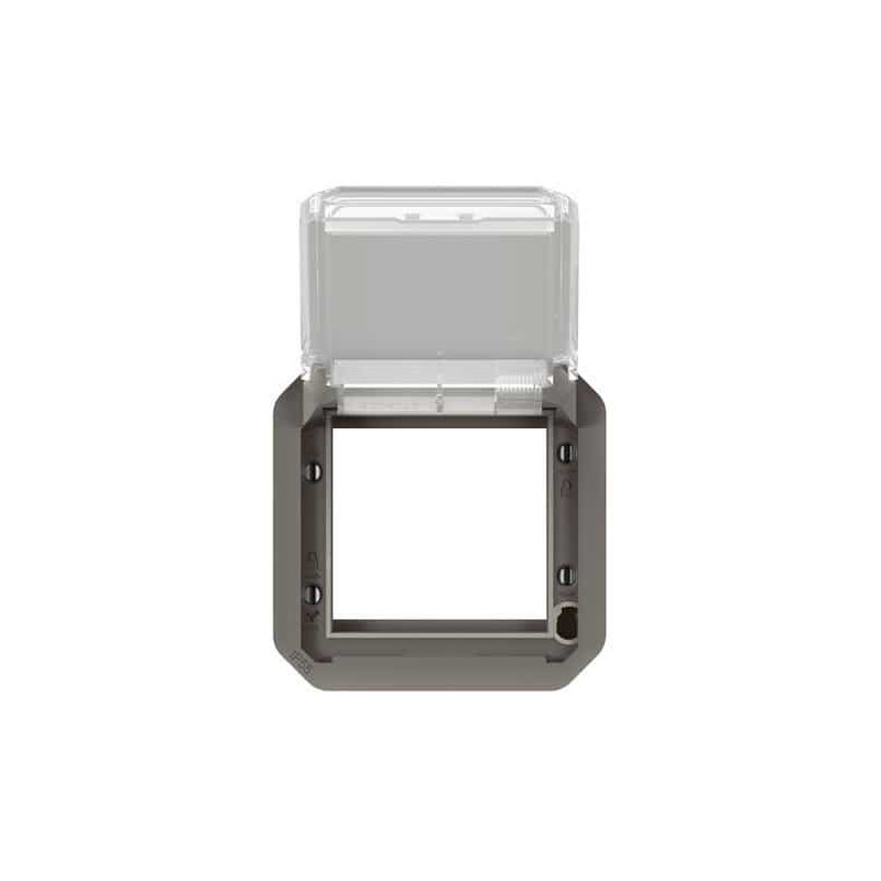 Adaptateur Mosaic 2 modules Anthracite Plexo