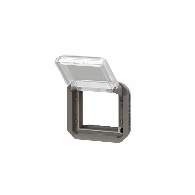 Adaptateur Mosaic 2 modules Anthracite Plexo