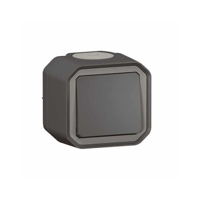 Poussoir NO complet Anthracite Plexo
