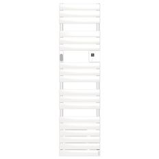 Adelis Digital Étroit 500W - Sèche-serviettes Blanc Brillant