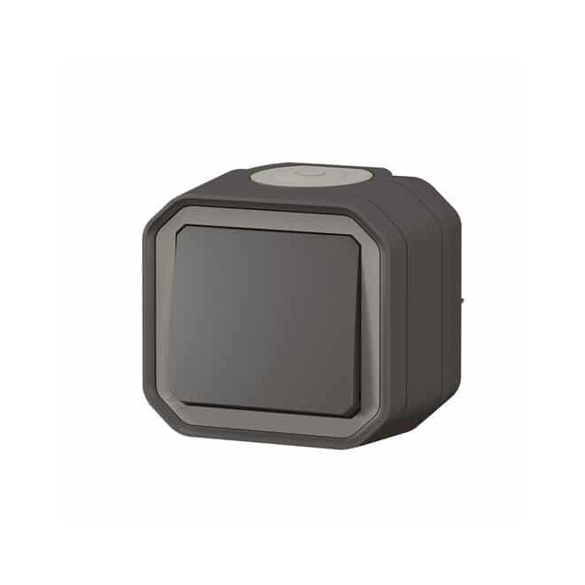 Poussoir NO complet Anthracite Plexo