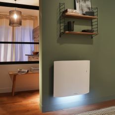 Radiateur connecté lumineux Divali Néo - Horizontal - 1250 W