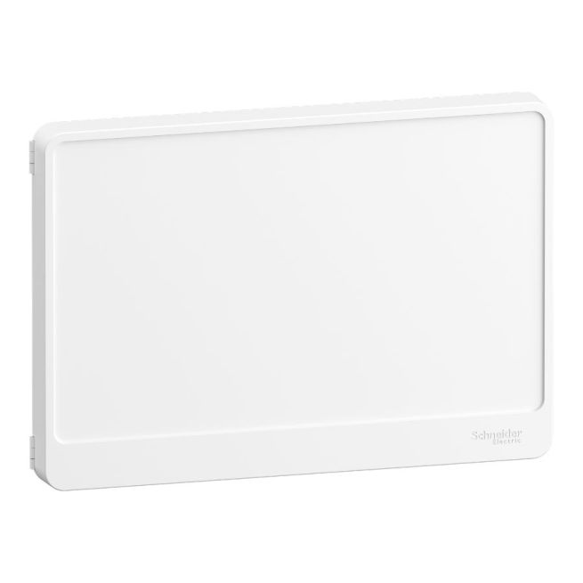 Porte Styl pour coffret 1 rangée - 18 modules - Blanche - Resi9