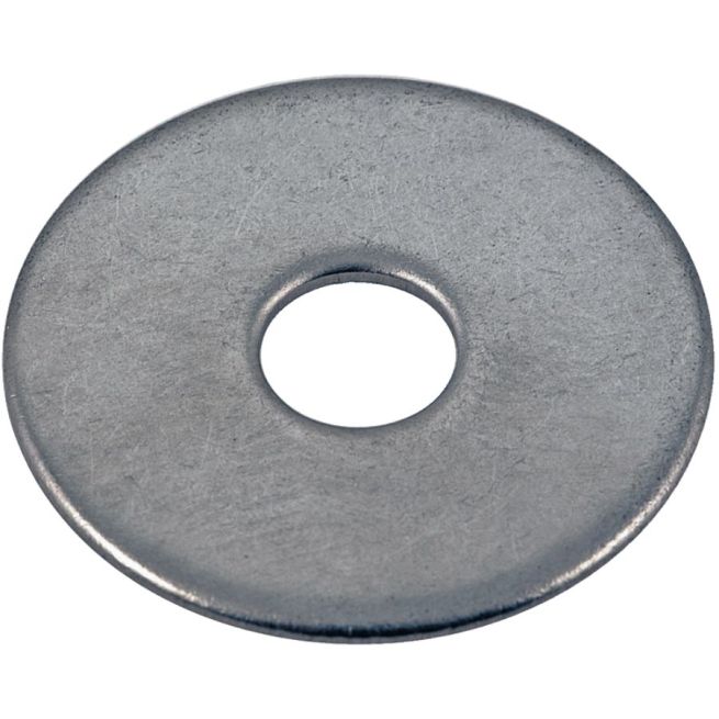 Lot de 100 rondelles plates extra large - Inox - M6