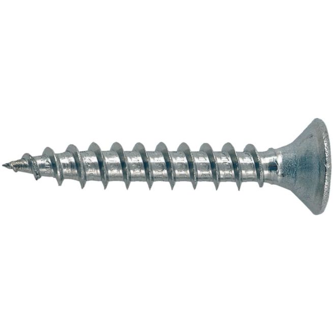 Lot de 100 vis bois aggloméré - Tête fraisée - Pozidriv - Inox - 6 x 40 mm