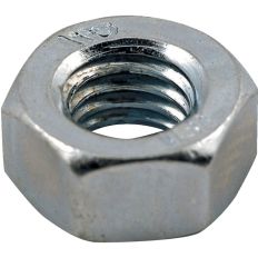 Lot de 100 écrous hexagonal - Acier zingué - M6