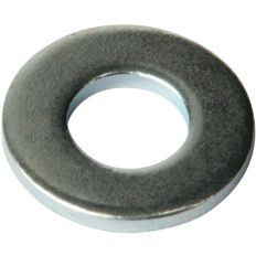 Lot de 100 rondelles plates moyennes - Acier zingué - M8