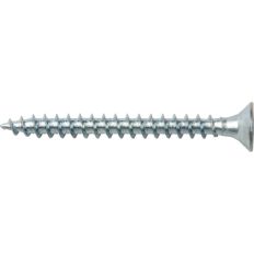 Lot de 60 vis bois aggloméré - Tête fraisée - Pozidriv - Acier zingué - 6 x 80 mm