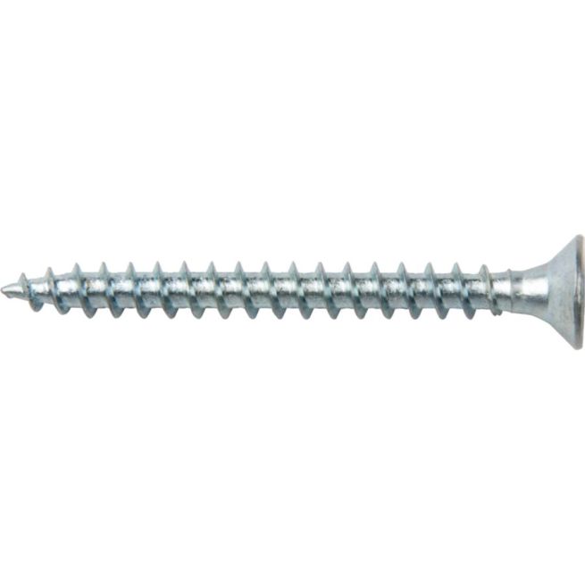 Lot de 200 vis bois aggloméré - Tête fraisée - Pozidriv - Acier zingué - 4 x 16 mm