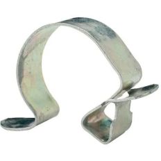 Lot de 100 clips bord de tôle en acier trempé - Épaisseur 2-7 mm - Diamètre 22-32 mm