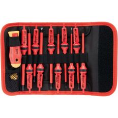 Kit de tournevis à 10 lames interchangeables - Isolés 1000 V