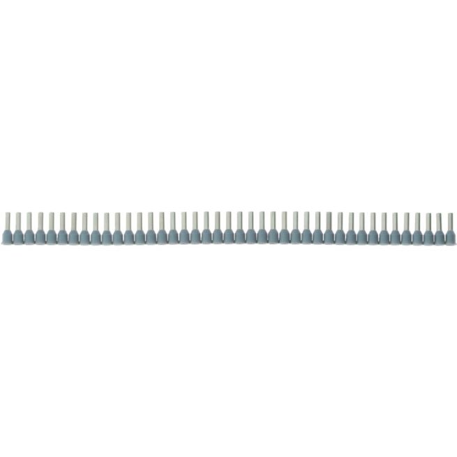 Lot de 400 embouts de câblage en bande - Diamètre 2,5 mm² - 10 bandes de 40 embouts