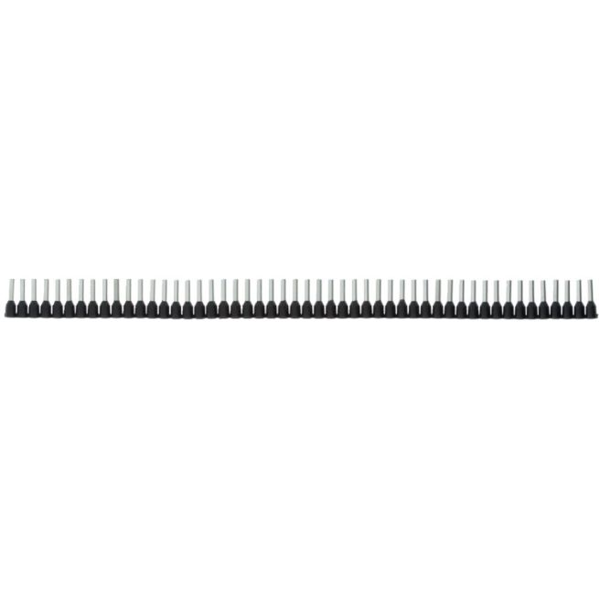 Lot de 500 embouts de câblage en bande - Diamètre 1,5 mm² - 10 bandes de 50 embouts