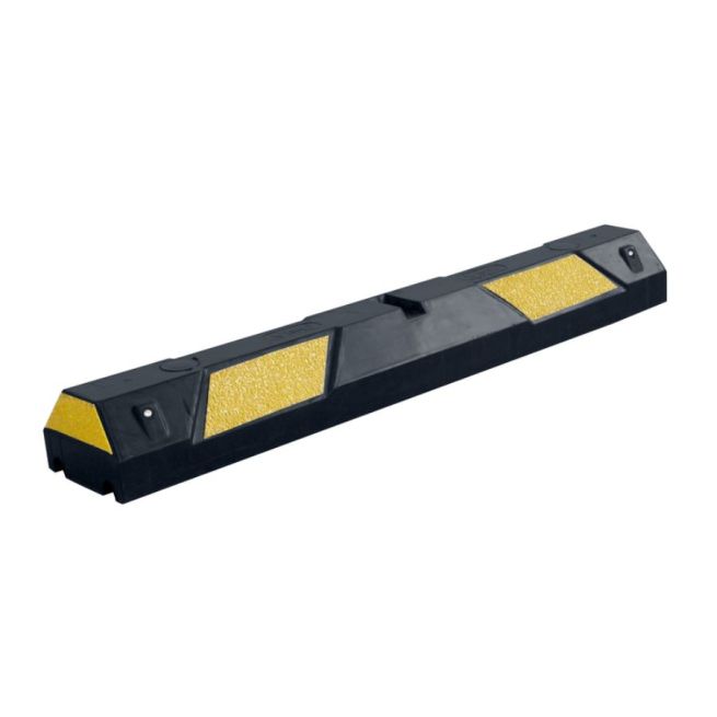 Butée de parking - 915 x 150 x 100 mm - Noir / Jaune - Avec fixations