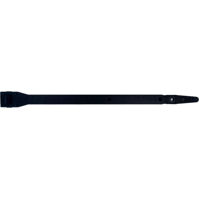 Lot de 100 colliers d'installation avec tête double - PA 6 360 x 9 mm