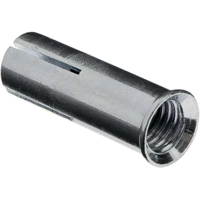 Lot de 30 douilles de frappe avec collerette - Acier zingué - M12 x 50 mm
