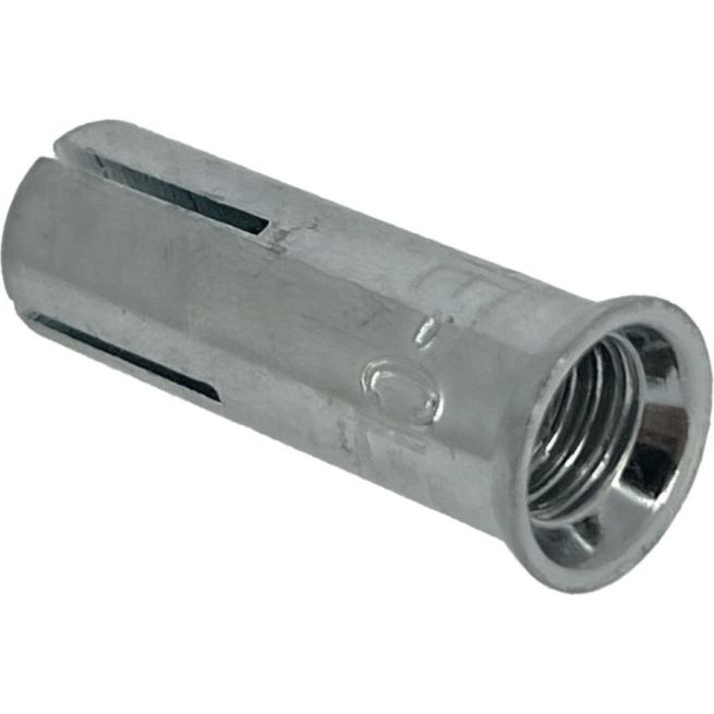 Lot de 50 douilles de frappe avec collerette - Acier zingué - M8 X 30 mm