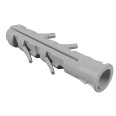 Lot de 120 chevilles matériaux pleins ALFA avec collerette - Ø 8 mm - 40 mm - Pour vis 4,5-6 mm