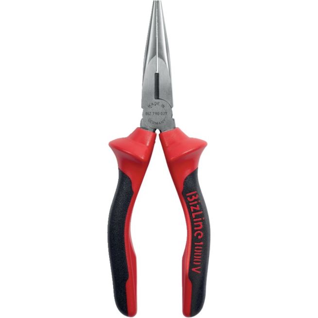 Pince à becs demi-ronds longs droits - Isolée 1000 V - 160 mm