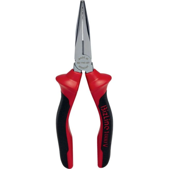 Pince à becs demi-ronds longs droits - Isolée 1000 V - 160 mm - Premium