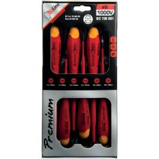 Kit de 6 tournevis i-SLIM plat / PZ - Isolés 1000 V