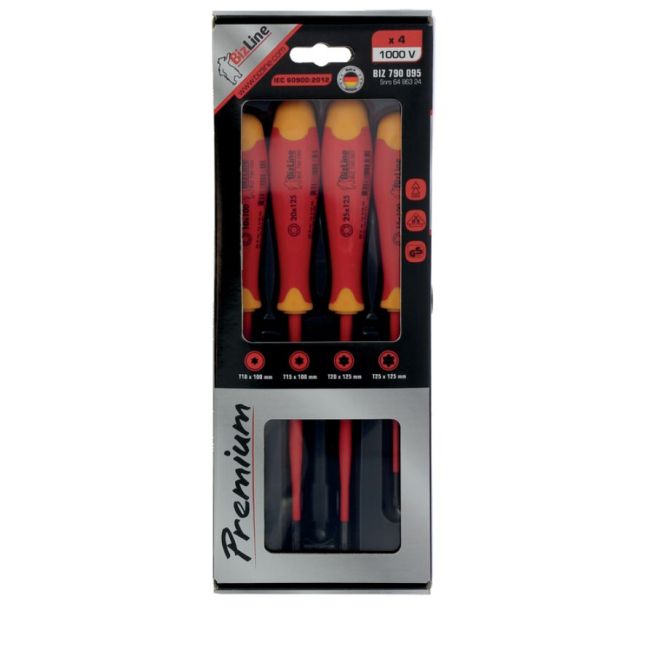 Kit de 4 tournevis i-SLIM Torx - Isolés 1000 V