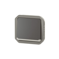 Interrupteur va-et-vient témoin Anthracite Plexo