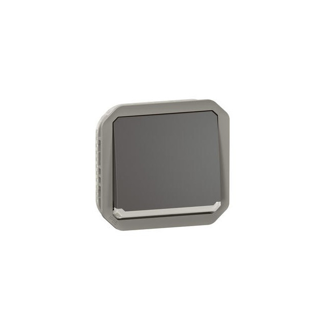 Interrupteur va-et-vient témoin Anthracite Plexo